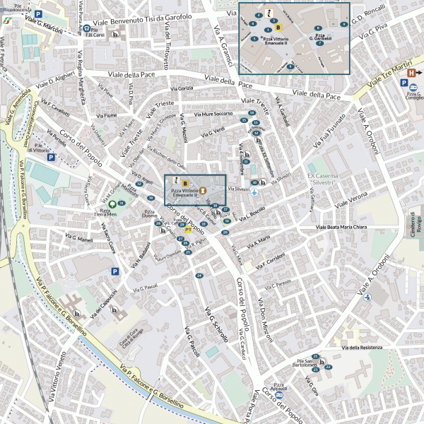 Rovigo Map - Regione Veneto